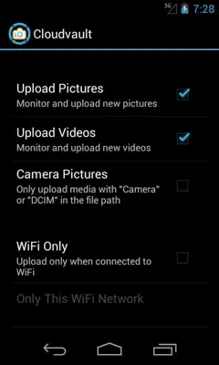 CloudVault Photo Uploader android App screenshot 3