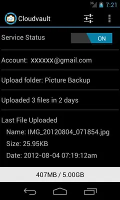 CloudVault Photo Uploader android App screenshot 4